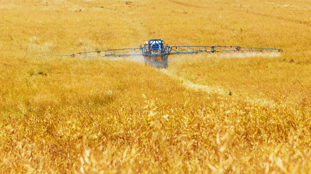 Pesticide use on crops