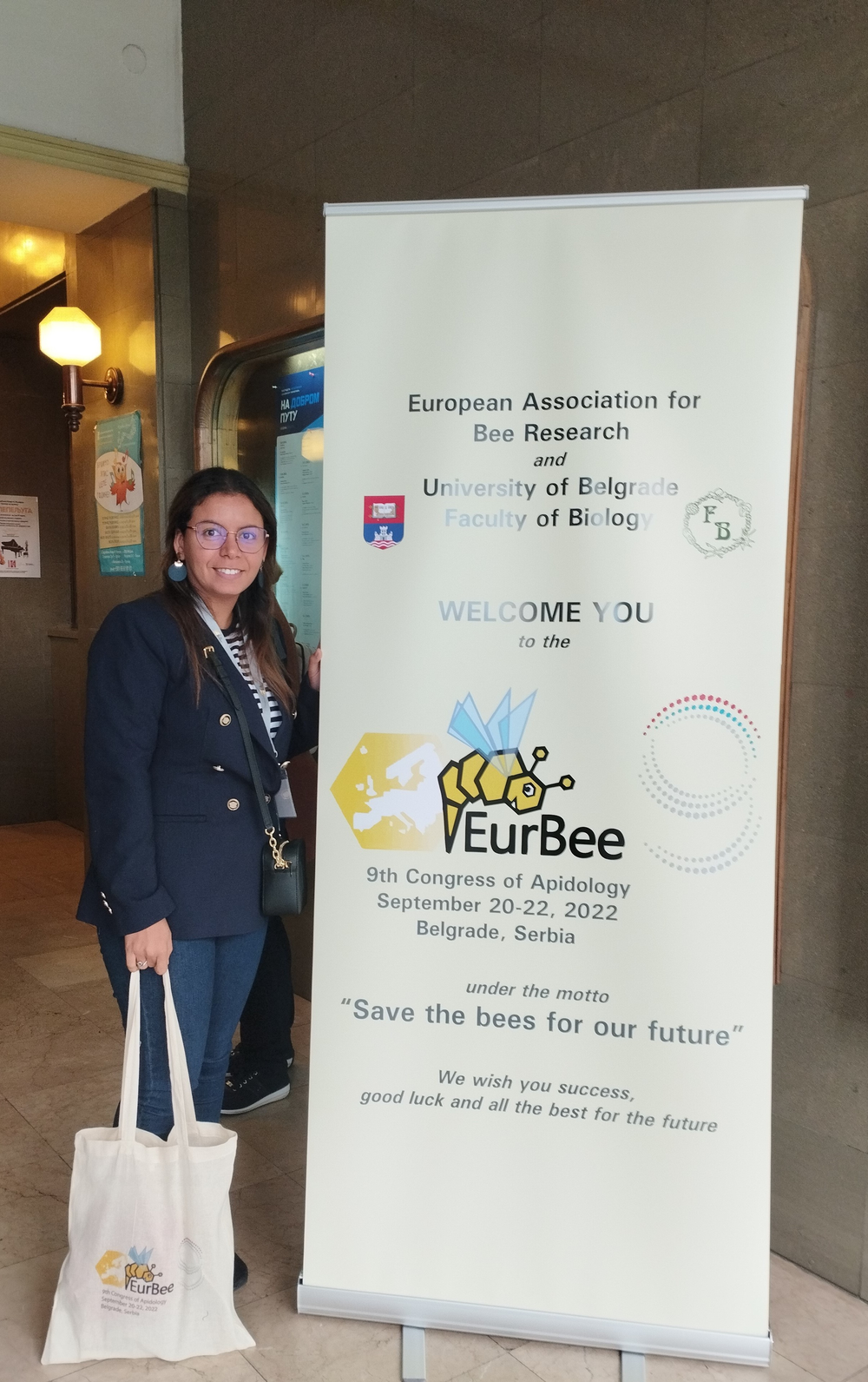 Dr. Dalel Askri at EurBee 9