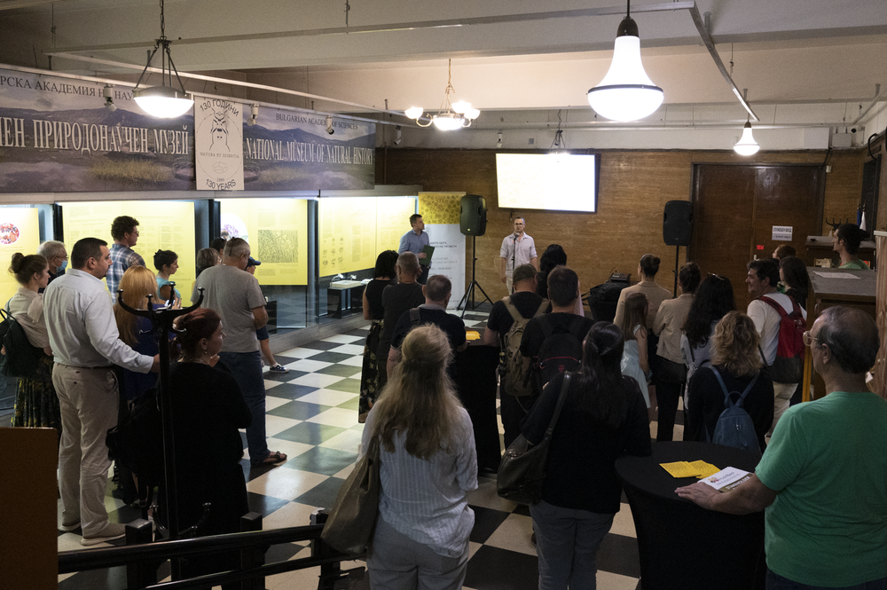 Teodor Metodiev introducing B-GOOD, PoshBee and Safeguard during the opening ceremony. Photo: Boriana Pandova